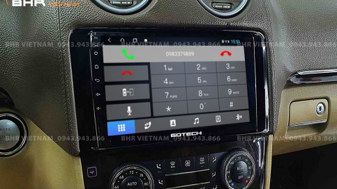 Màn hình DVD Android xe Mercedes ML Class W164 2005 - 2012 | Gotech GT6 New